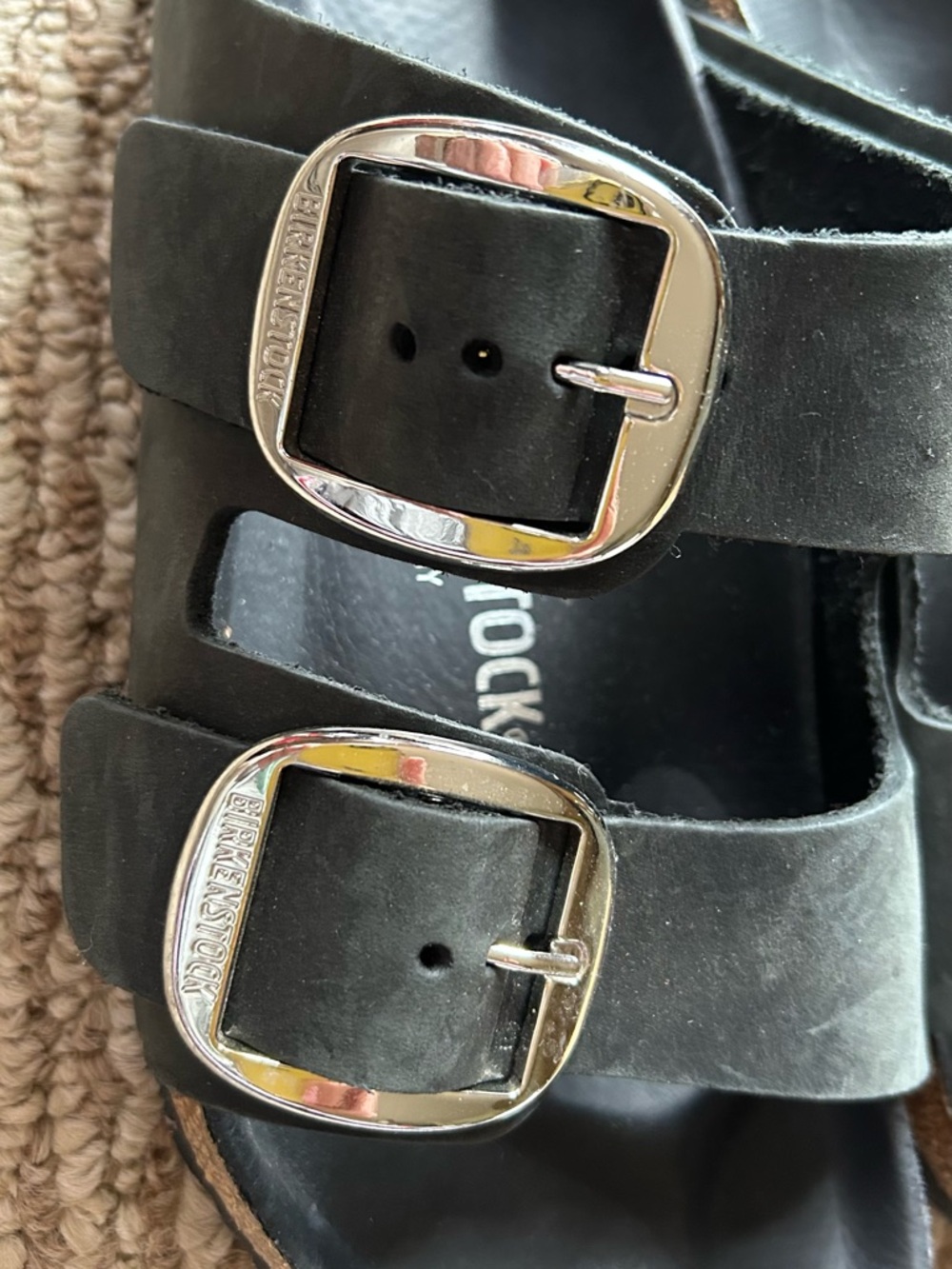 Birkenstock Black Arizona EVA Slip-On Sandals size 7.5-8 - Picture 10 of 12
